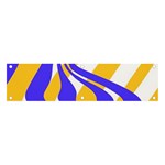 Print Pattern Warp Lines Banner and Sign 4  x 1 