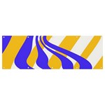 Print Pattern Warp Lines Banner and Sign 12  x 4 