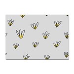 Pattern Leaves Daisies Print Sticker A4 (10 pack)