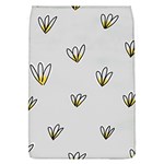 Pattern Leaves Daisies Print Removable Flap Cover (L)