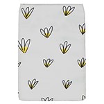 Pattern Leaves Daisies Print Removable Flap Cover (S)