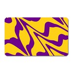 Waves Pattern Lines Wiggly Magnet (Rectangular)