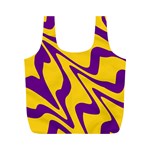 Waves Pattern Lines Wiggly Full Print Recycle Bag (M)
