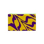 Waves Pattern Lines Wiggly Cosmetic Bag (XS)
