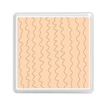 Lines Pattern Wiggly Minimal Print Memory Card Reader (Square)