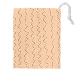 Lines Pattern Wiggly Minimal Print Drawstring Pouch (5XL)