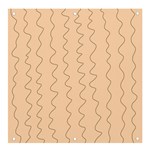 Lines Pattern Wiggly Minimal Print Banner and Sign 4  x 4 