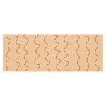 Lines Pattern Wiggly Minimal Print Banner and Sign 8  x 3 