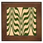 Swirl Pattern Abstract Marble Framed Tile