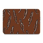 Feather Leaf Pattern Print Plate Mats