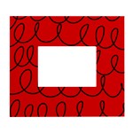 Red Background Wallpaper White Wall Photo Frame 5  x 7 