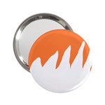 Orange Background Halloween 2.25  Handbag Mirrors