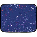 Texture Grunge Speckles Dots Two Sides Fleece Blanket (Mini)