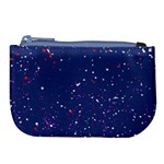 Texture Grunge Speckles Dots Large Coin Purse