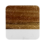 Texture Grunge Speckles Dots Marble Wood Coaster (Square)