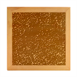 Texture Grunge Speckles Dots Wood Photo Frame Cube