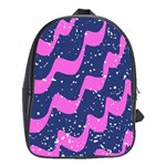 Texture Watercolour Liquify School Bag (XL)