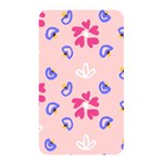 Flower Heart Print Pattern Pink Memory Card Reader (Rectangular)