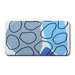 Boho Blue Deep Blue Artwork Medium Bar Mat