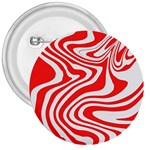Red White Background Swirl Playful 3  Buttons
