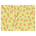 Pattern Leaves Print Background Premium Plush Fleece Blanket (Extra Small)