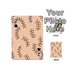 Leaves Plants Dots Pattern Playing Cards 54 Designs (Mini)
