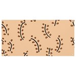 Leaves Plants Dots Pattern Banner and Sign 8  x 4 