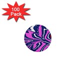 Texture Multicolour Grunge 1  Mini Buttons (100 pack) 