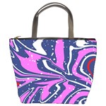 Texture Multicolour Grunge Bucket Bag