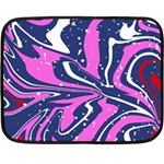 Texture Multicolour Grunge Fleece Blanket (Mini)