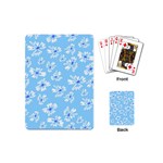 Flowers Pattern Print Floral Cute Playing Cards Single Design (Mini)