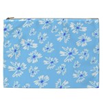 Flowers Pattern Print Floral Cute Cosmetic Bag (XXL)