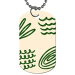 Elements Scribbles Wiggly Lines Dog Tag (Two Sides)