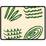 Elements Scribbles Wiggly Lines Fleece Blanket (Large)