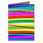 Print Ink Colorful Background Greeting Cards (Pkg of 8)