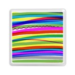 Print Ink Colorful Background Memory Card Reader (Square)