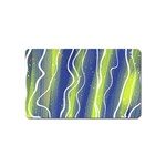Texture Multicolour Gradient Grunge Magnet (Name Card)
