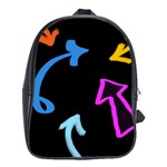 Colorful Arrows Kids Pointer School Bag (Large)