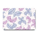 Leaves Line Art Background Small Doormat