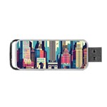 Skyscrapers City Usa Portable USB Flash (Two Sides)