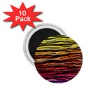 Rainbow Wood Digital Paper Pattern 1.75  Magnets (10 pack) 