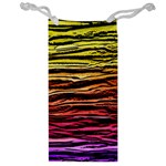 Rainbow Wood Digital Paper Pattern Jewelry Bag