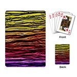 Rainbow Wood Digital Paper Pattern Playing Cards Single Design (Rectangle)