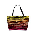 Rainbow Wood Digital Paper Pattern Classic Shoulder Handbag