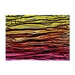 Rainbow Wood Digital Paper Pattern Crystal Sticker (A4)