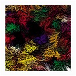 Abstract Painting Colorful Medium Glasses Cloth
