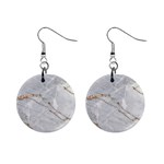 Gray Light Marble Stone Texture Background Mini Button Earrings