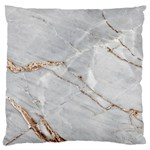 Gray Light Marble Stone Texture Background Standard Premium Plush Fleece Cushion Case (One Side)