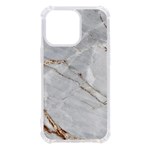 Gray Light Marble Stone Texture Background iPhone 13 Pro TPU UV Print Case