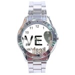 Leaf Leaf Stainless Steel Analogue Watch